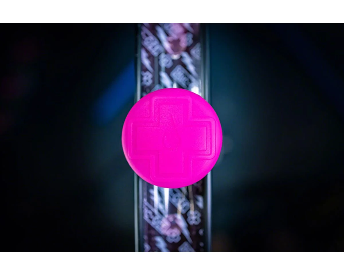 Muc-Off Stealth Tubeless Valve Tag Holder (Black/Pink) - view 2